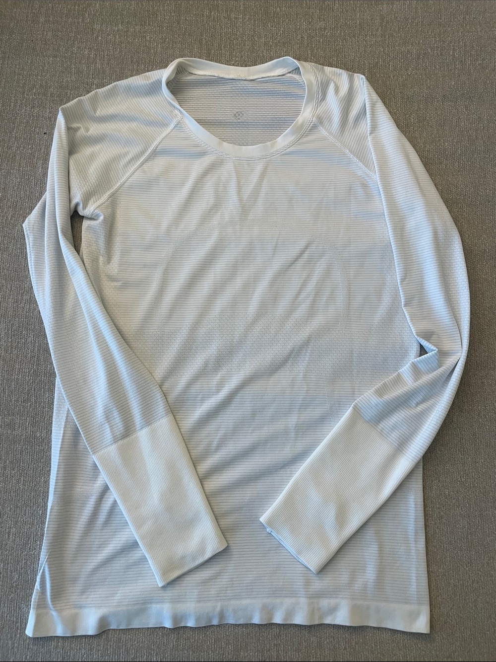 lululemon athletica Light Blue Long Sleeve Crew